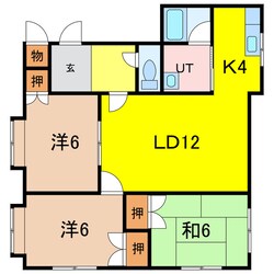 ドミール59壱番館の物件間取画像